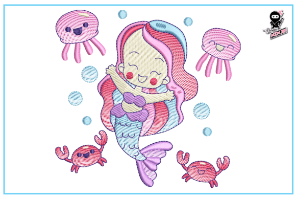 Baby Mermaid Embroidery Design Review