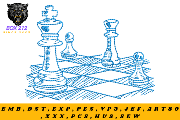 Chess Embroidery Design Review