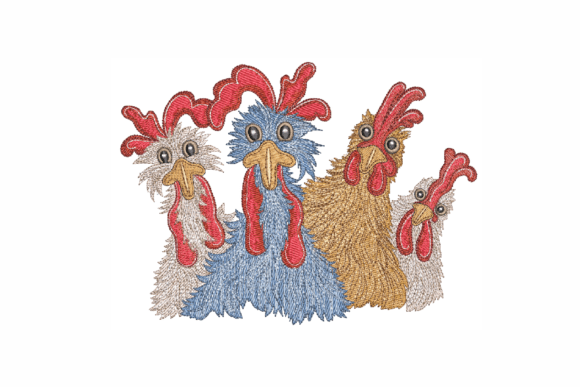 Crazy Chicken Embroidery Design Review