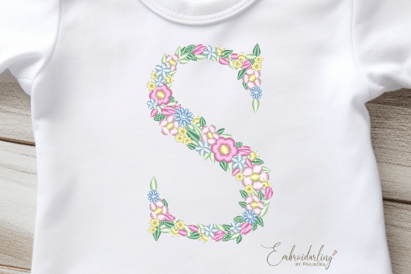 Floral Letter S Embroidery Design Review