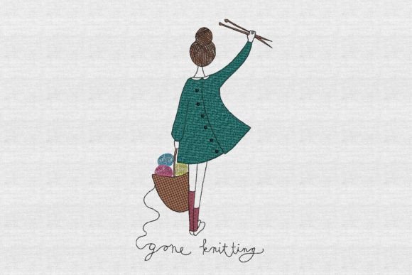 Gone Knitting Embroidery Review