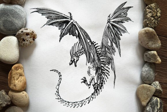 Gothic Dragon Machine Embroidery Design Review
