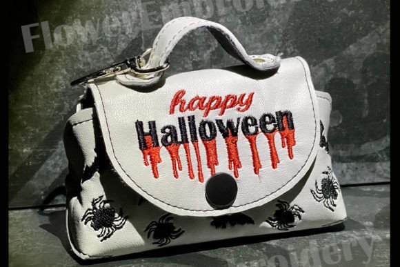 ITH Mini Bag Embroidery Happy Halloween