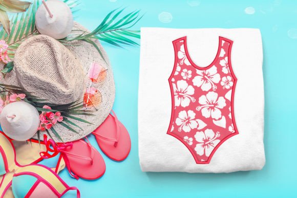 One Piece Swimsuit Applique Embroidery Review