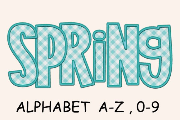 Spring Alphabet Embroidery Png Review