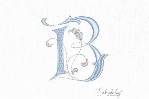 Vintage Floral B Embroidery Letter Review